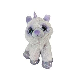 Intelex Warm Cosy Purple Unicorn Heat Pack Plush 14" Sensory Weighted Toy